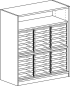 Preview: Formular-Unterschrank   BxHxT 90 x 98 x 40 cm