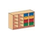 Preview: Materialcontainer als Unterschrank   BxHxT 138,3 x 80 x 50 cm