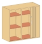 Preview: Aufsatzschrank   BxHxT 100 x 98 x 50 cm