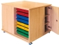 Preview: Fahrbare Containerinsel   BxHxT 107 x 88 x 85 cm