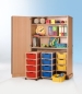 Preview: Garagenschrank mit 3 Schubladen- container, 120x190x50 cm