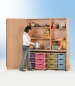 Preview: Garagenschrank mit 4 Schubladen- container, 150x190x50 cm