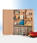 Preview: Garagenschrank mit 4 Schubladen- container transp.150x190x50 cm