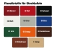 Preview: Fahrbare Moderationswand, Flanellstoff