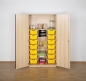 Preview: ErgoTray Klassenraumschrank, 14 Boxen, BHT 104,5x190x50cm