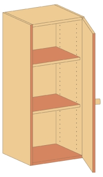 Aufsatzschrank   BxHxT 95 x 110 x 50 cm