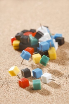 Würfel, Push Pins 50 Stück