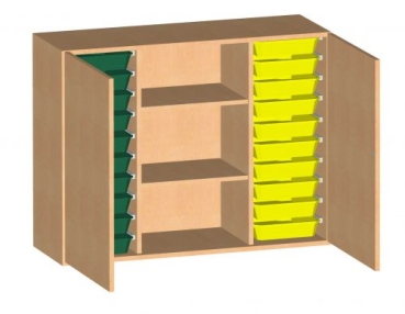 120T 20ES A | Hochschrank geschlossen, mit Drehtüren