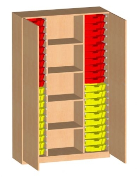 120T 40ES | Hochschrank geschlossen, mit Drehtüren