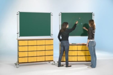 Easy Wall Board, doppelseitig EG 16 hohe Schübe in Gelb