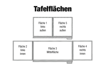 Pylonen-Klappschiebetafel