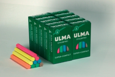 ULMA-Super-C-Kreide farbig sortiert