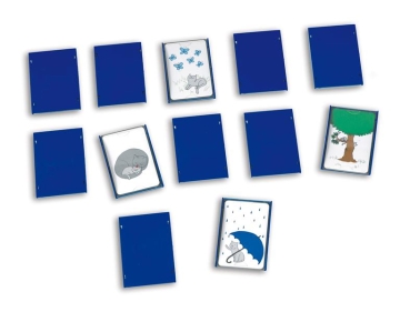 ErgoPic® Kartenhalter 12er-Set, blau (ohne Karten)