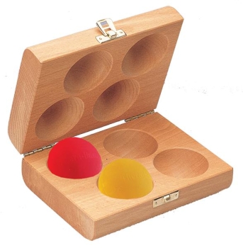 Holzbox für 4 Handtrainer, 60 x 12 x 6 cm