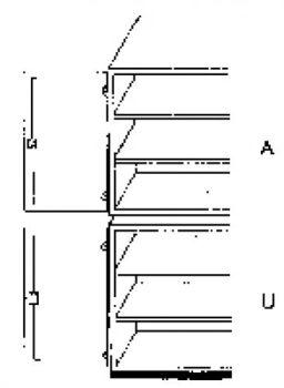 A1 S40UR | Unterschrank (U)