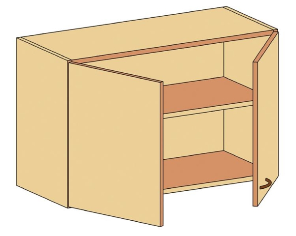 Hängeschrank   BxHxT 90 x 60 x 40 cm