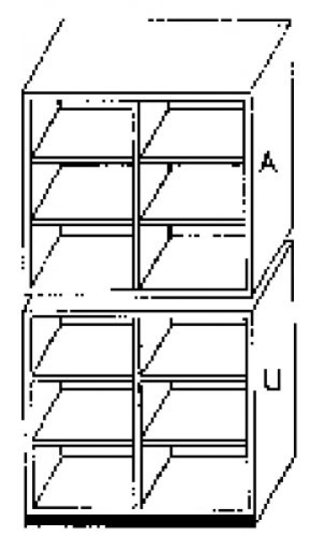 95R 60UM | Unterschrank ohne Türen