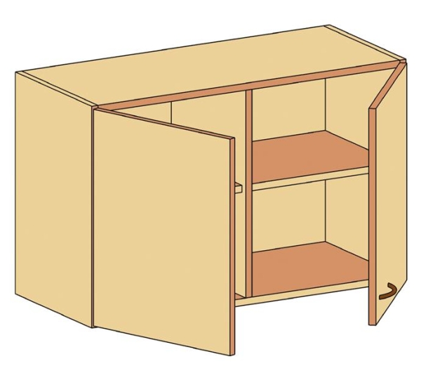 Hängeschrank   BxHxT 90 x 60 x 40 cm