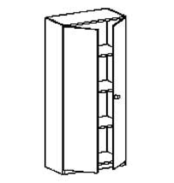 Schrank   BxHxT 45 x 170 x 40 cm