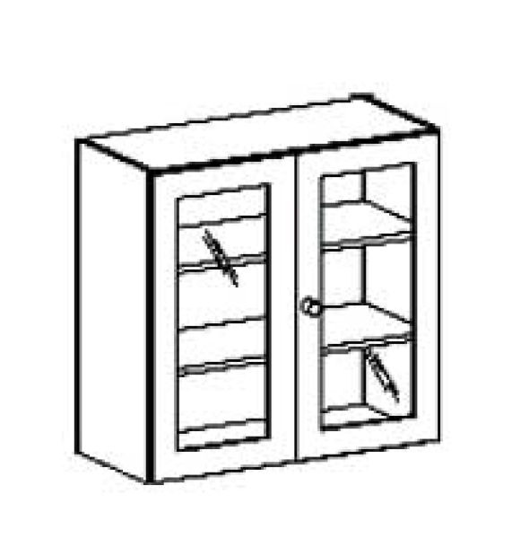 Aufsatzschrank   BxHxT 95 x 92 x 40 cm