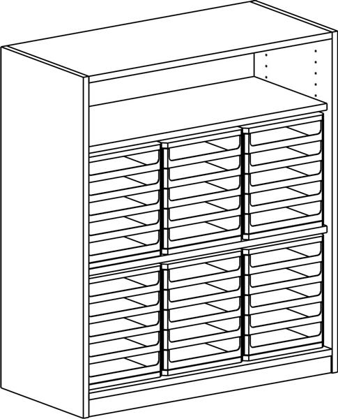 Formular-Unterschrank   BxHxT 90 x 98 x 40 cm