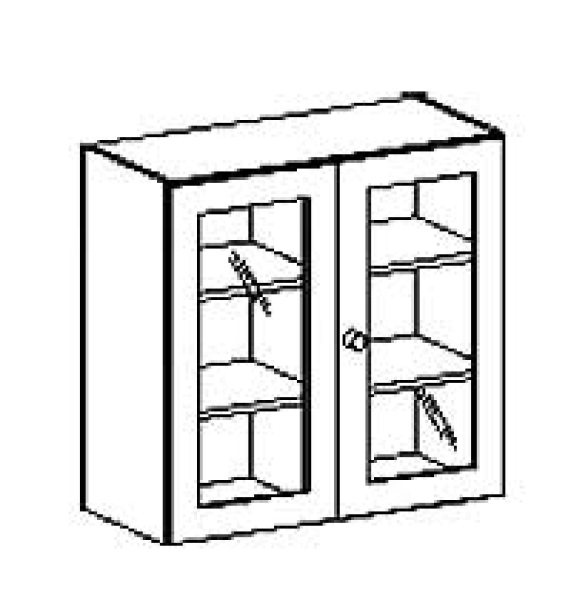 Aufsatzschrank   BxHxT 90 x 92 x 40 cm