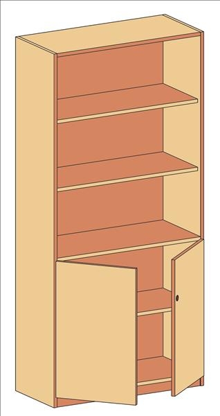 Schrank   BxHxT 90 x 190 x 40 cm