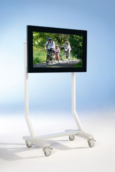 ScreenCart, fahrbar, feste Montageplatte