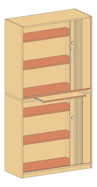 Schrank (4,5 OH)   BxHxT 90 x 190 x 40 cm