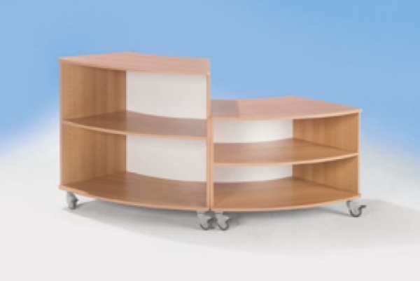 W860-S162 | kurvIQ:160 1/8 Kreisschrank - fahrbar, Höhe 64 cm