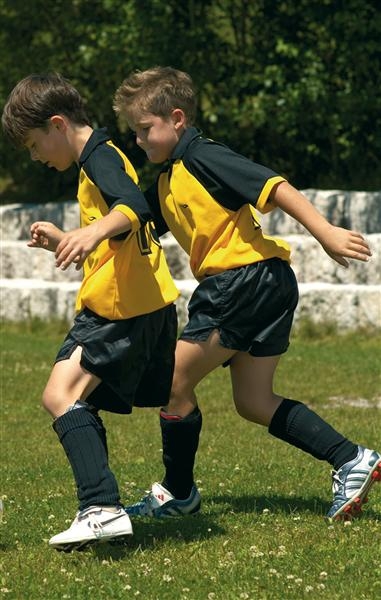 Fußball Telestar 9", schwarz-weiß