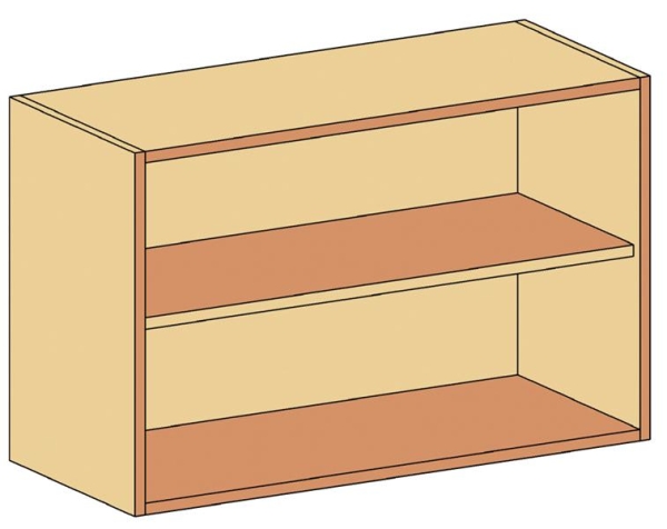 Hängeschrank   BxHxT 54 x 60 x 40 cm