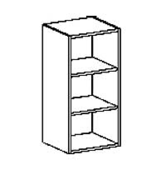 Aufsatzschrank   BxHxT 54 x 92 x 40 cm