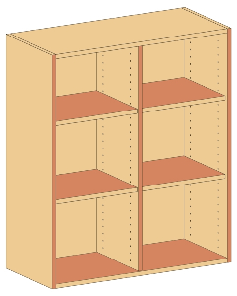 Aufsatzschrank   BxHxT 90 x 110 x 40 cm