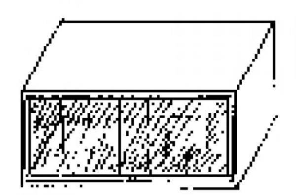 95GOS 40F | Oberschrank mit Glasschiebetüren